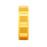 22k Yellow Gold Breathtaking Stunning Wedding Band Ring measuring 9.5 x 6mm  thickness